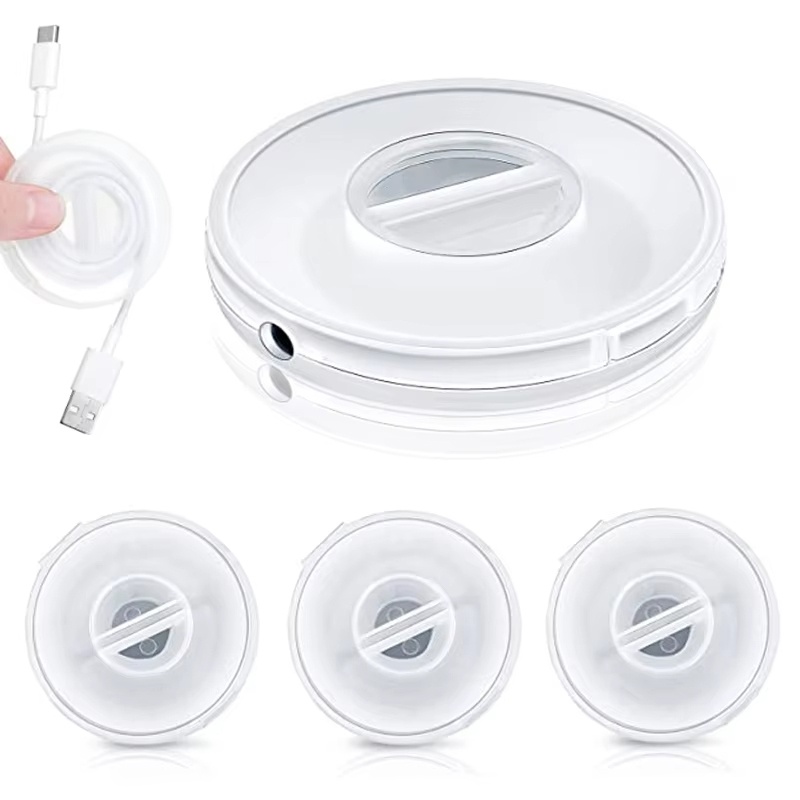 Bobbin Organizer Box - Portable Transparent Phone Cable Organizer Earphone