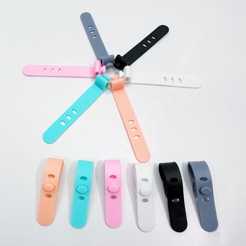 Bobbin Organizer Box - Silicone Cable Organizer Adjustable Wire Binding