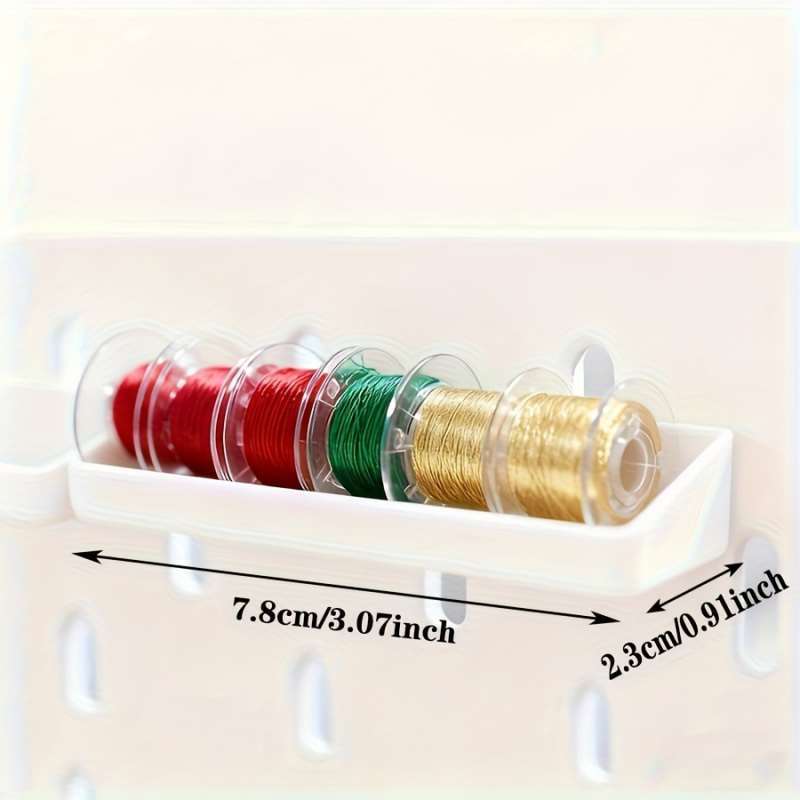 Sewing Spool Holder Pegboard O - огляд і ціна Bobbin Organizer Box