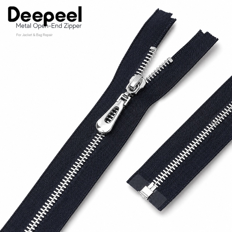 5Pcs 3# 40-70cm Metal Open End - огляд і ціна Sewing Front Zipper