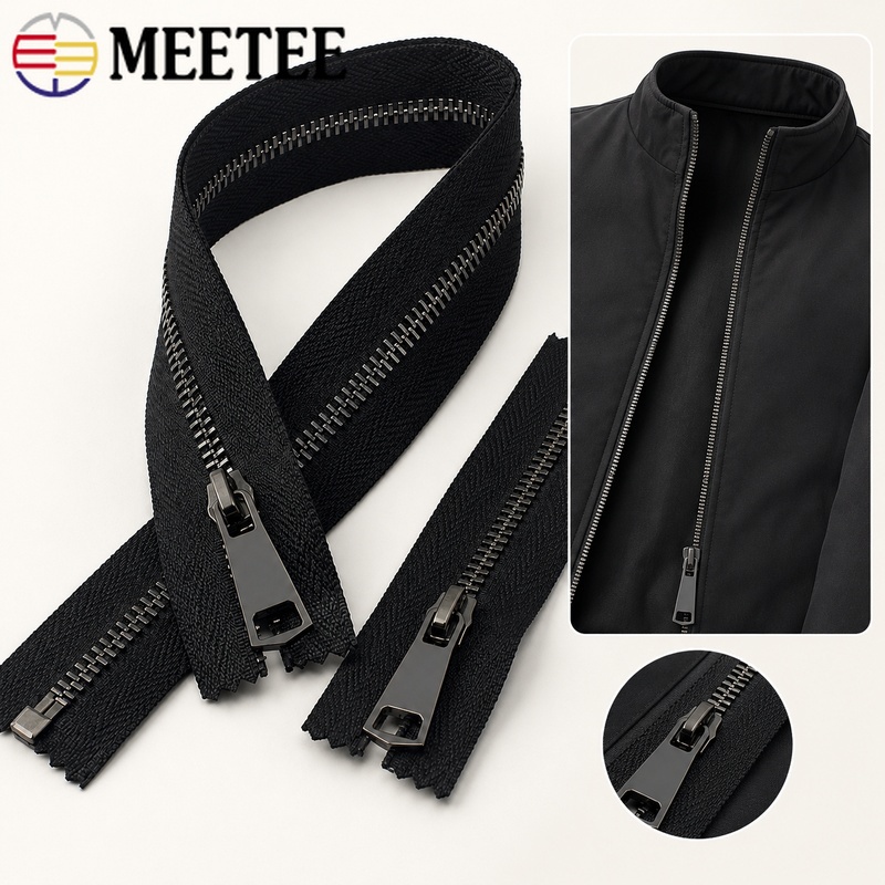 1/5Pcs 5# 50-150cm Metal Auto- - огляд і ціна Sewing Front Zipper