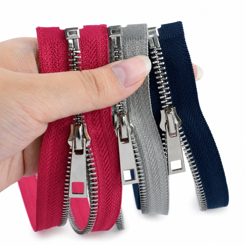 5/10Pcs 40-80Cm 5# Metal Zippe - огляд і ціна Sewing Front Zipper