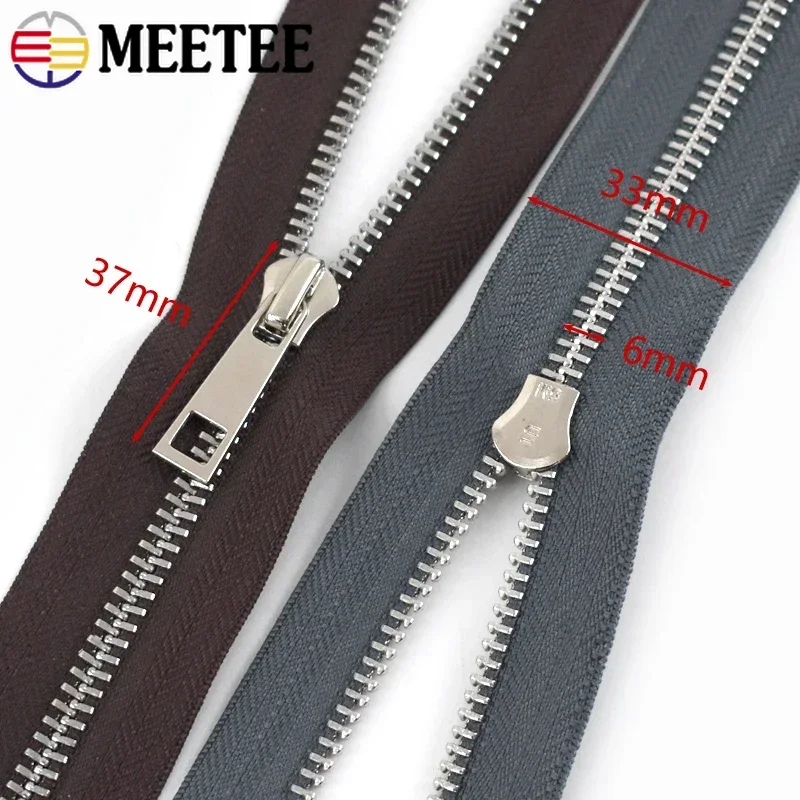 5/10Pcs 40-80Cm 5# Metal Zippe - огляд і ціна Sewing Front Zipper