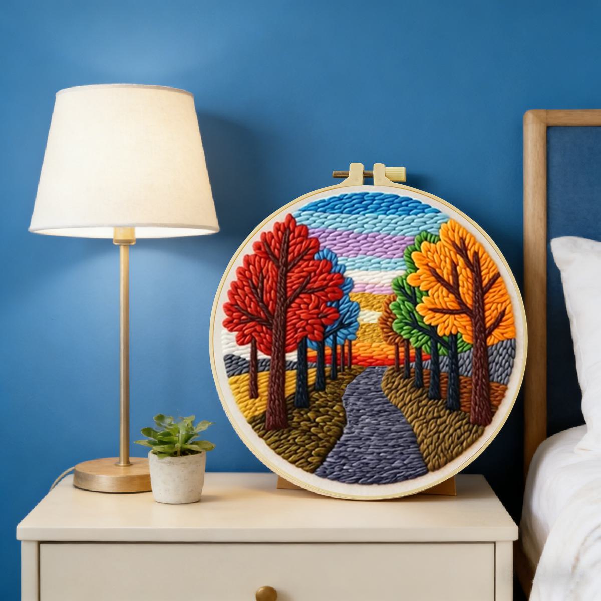 20X20CM/7.87inch Scenery Punch - огляд і ціна Textile Sewing Kit