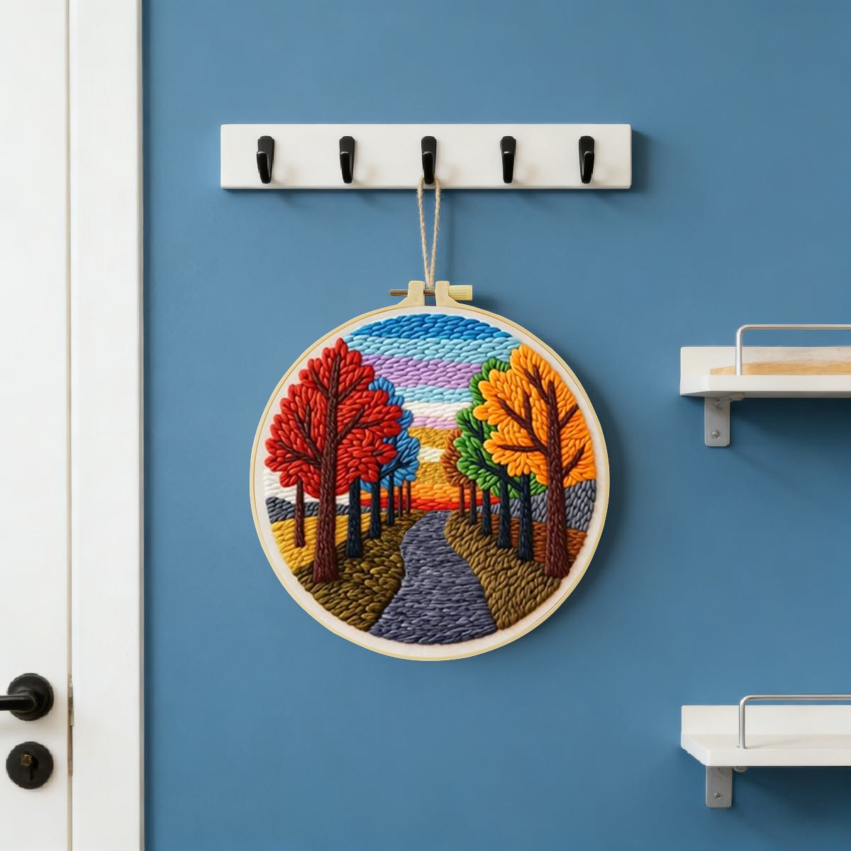 20X20CM/7.87inch Scenery Punch - огляд і ціна Textile Sewing Kit