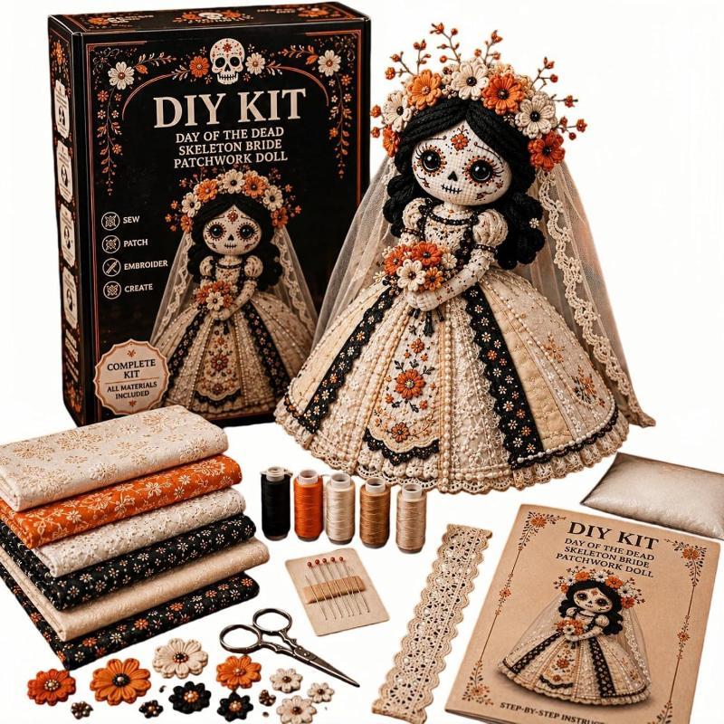 New Day Of The Dead Patchwork  - огляд і ціна Textile Sewing Kit