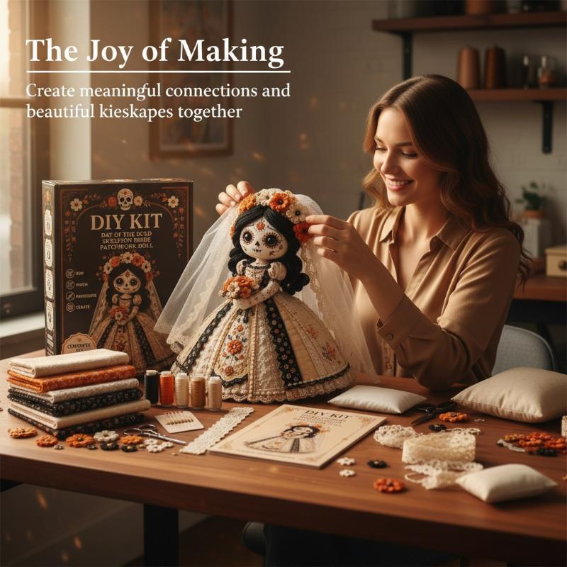 New Day Of The Dead Patchwork  - огляд і ціна Textile Sewing Kit