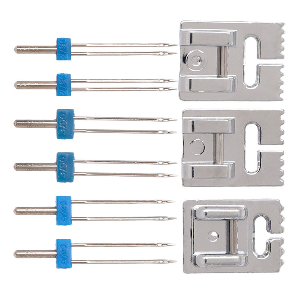 Double Hole Sewing Machine Nee - огляд і ціна Twin Needle Stretch