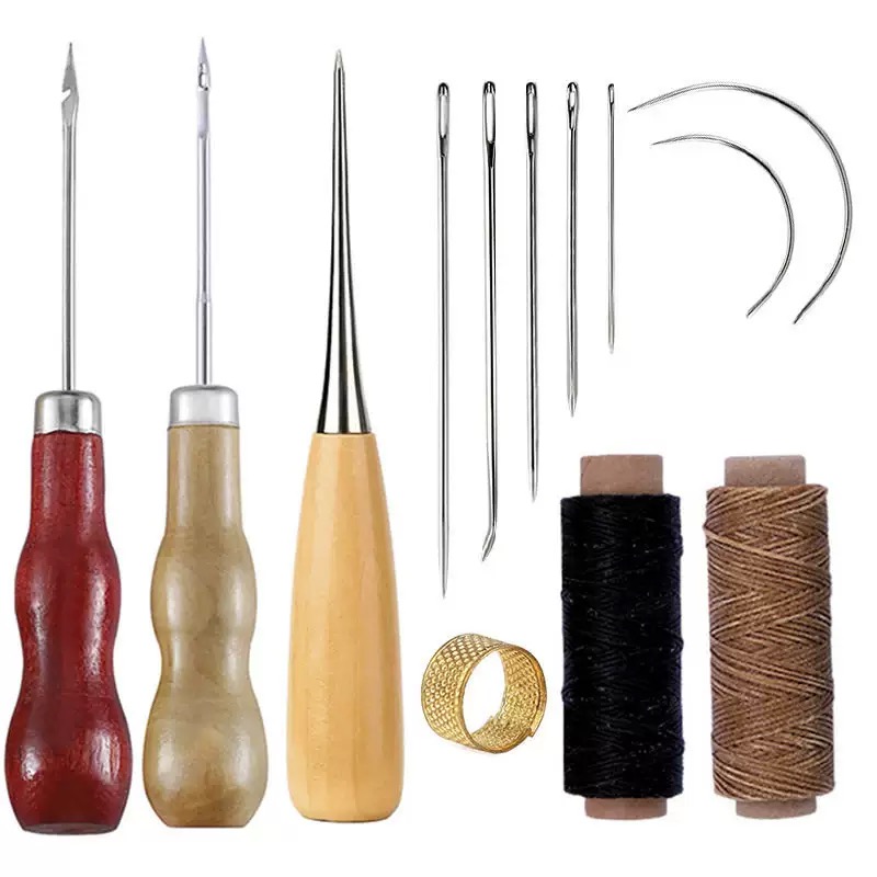 13 Pcs Leather Sewing Set Hand - огляд і ціна Textile Sewing Kit
