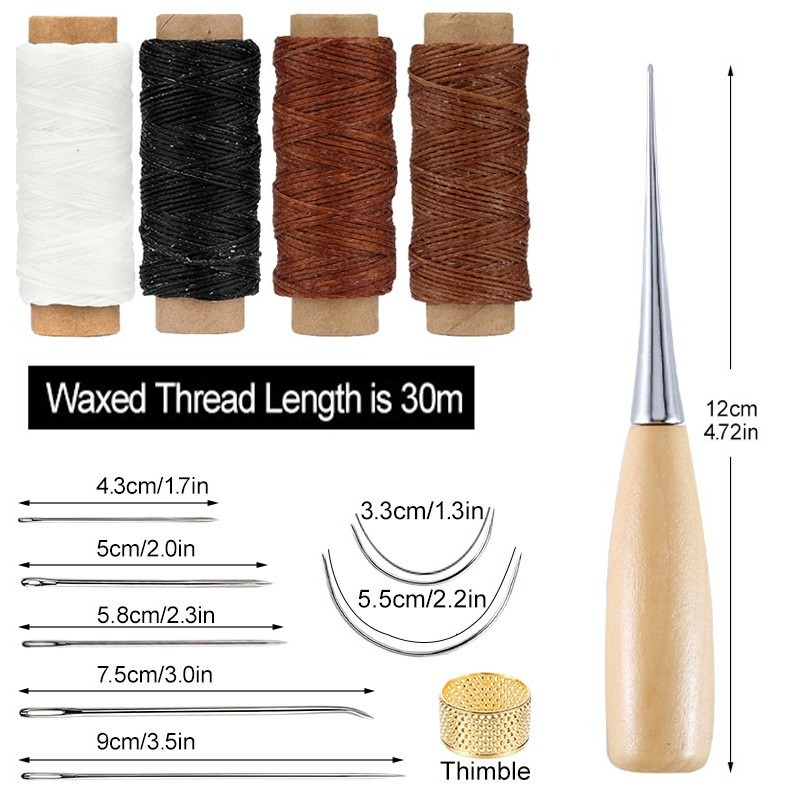 13 Pcs Leather Sewing Set Hand - огляд і ціна Textile Sewing Kit