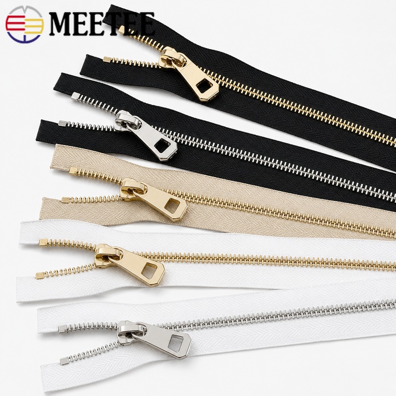 1/2/5Pcs 5# 35-85cm Metal Open - огляд і ціна Sewing Front Zipper