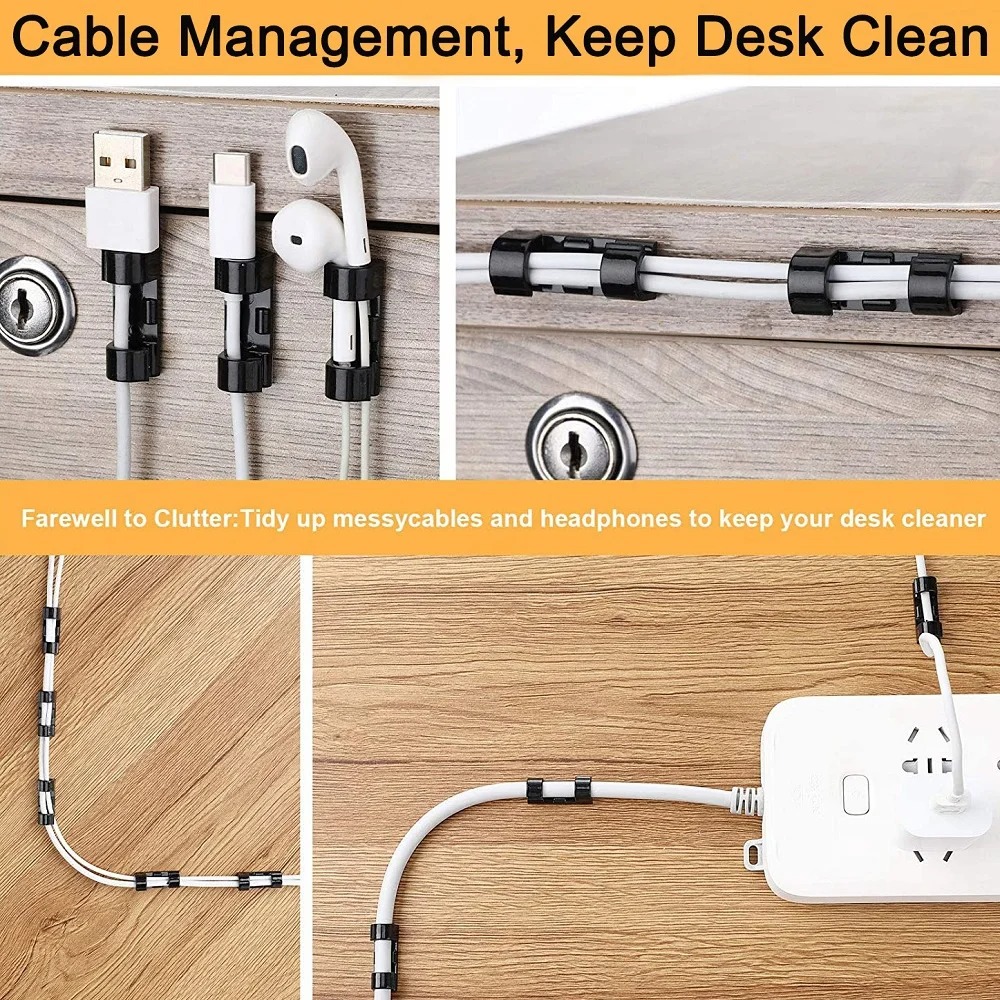 20/40PCS Cable Organizer Clips - огляд і ціна Bobbin Organizer Box