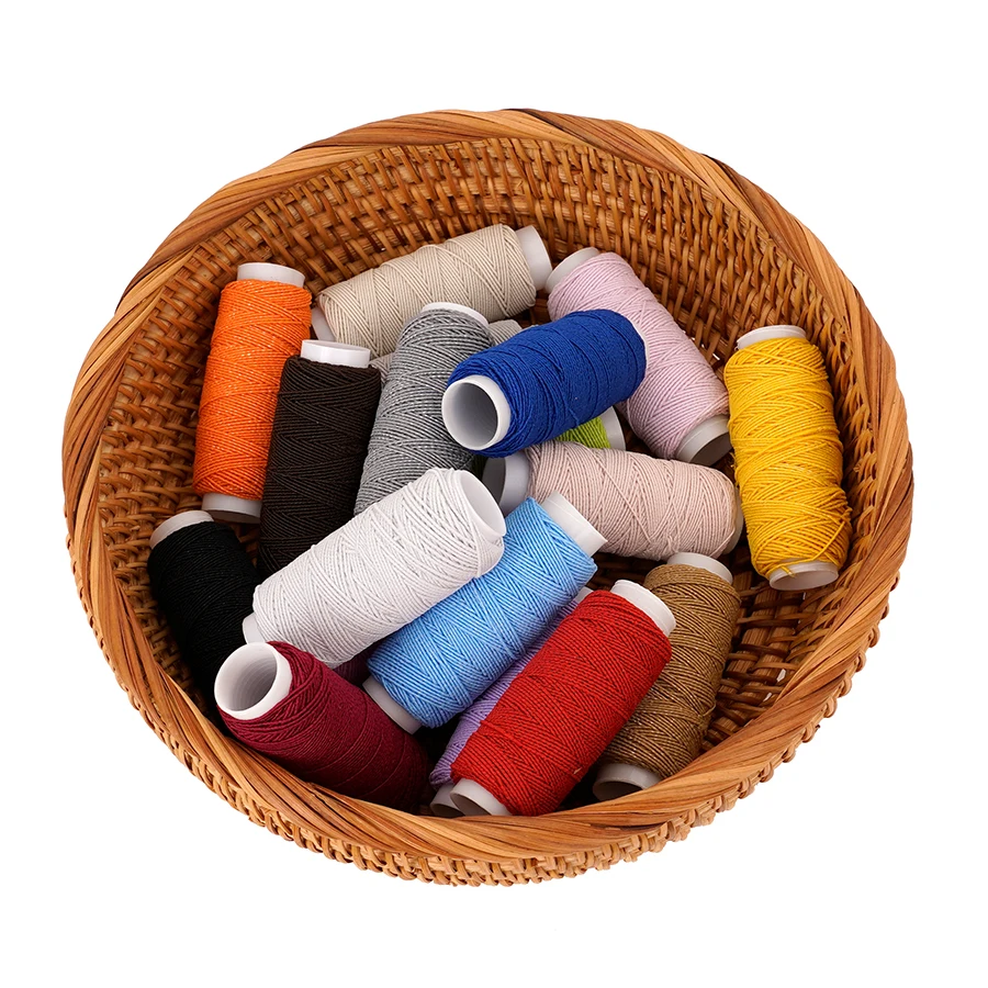 18-Color 0.6mm Ultra-Fine Elas - огляд і ціна Sewing Machine Yarn