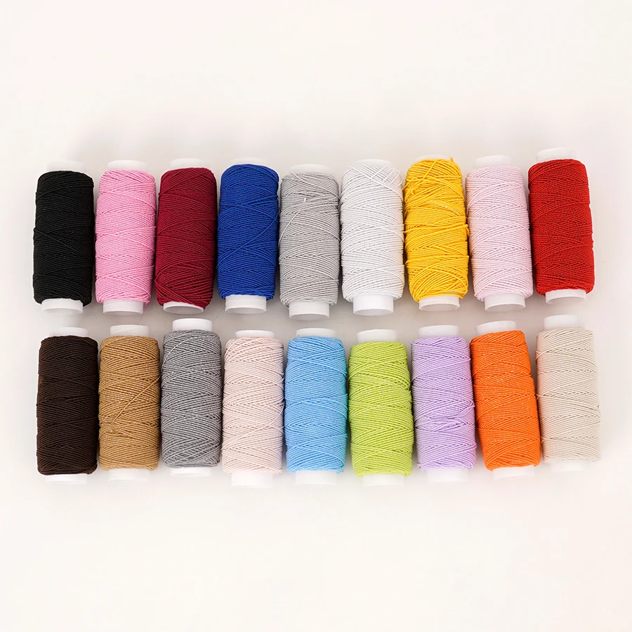 18-Color 0.6mm Ultra-Fine Elas - огляд і ціна Sewing Machine Yarn