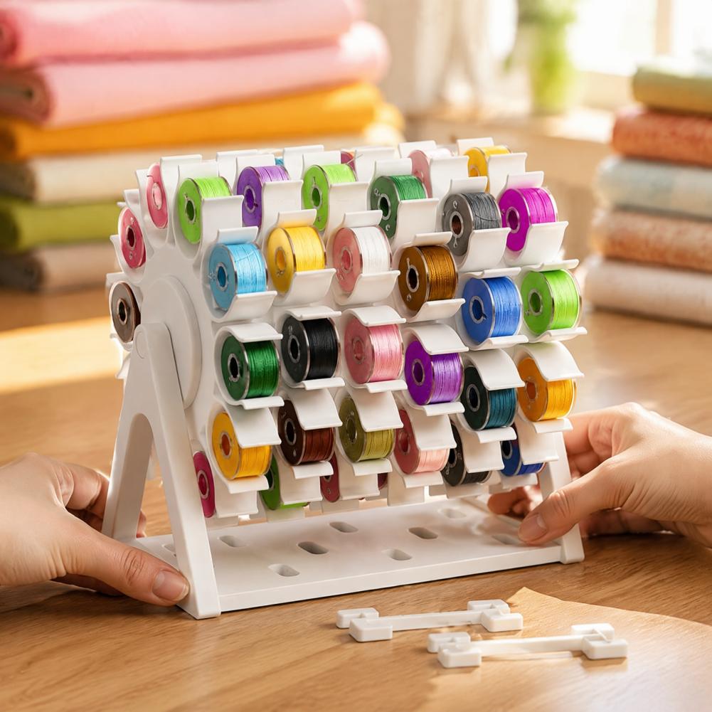 Tangle-free Sewing Thread Hold - огляд і ціна Bobbin Organizer Box
