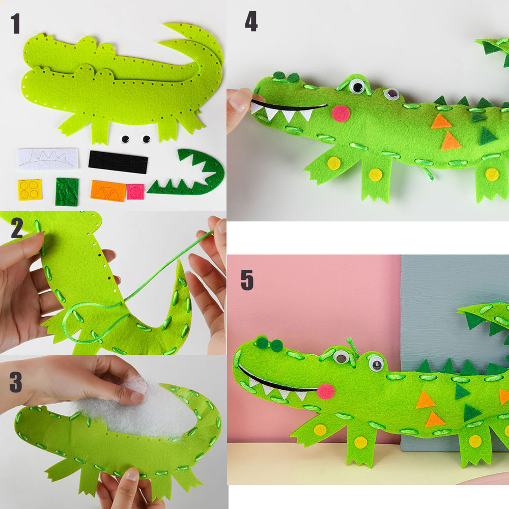 Cartoon Animal Sewing Craft Ki - огляд і ціна Textile Sewing Kit