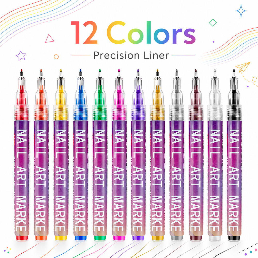 12 Pcs 0.5mm Fine Line Marker  - огляд і ціна Copic Marker Sketch