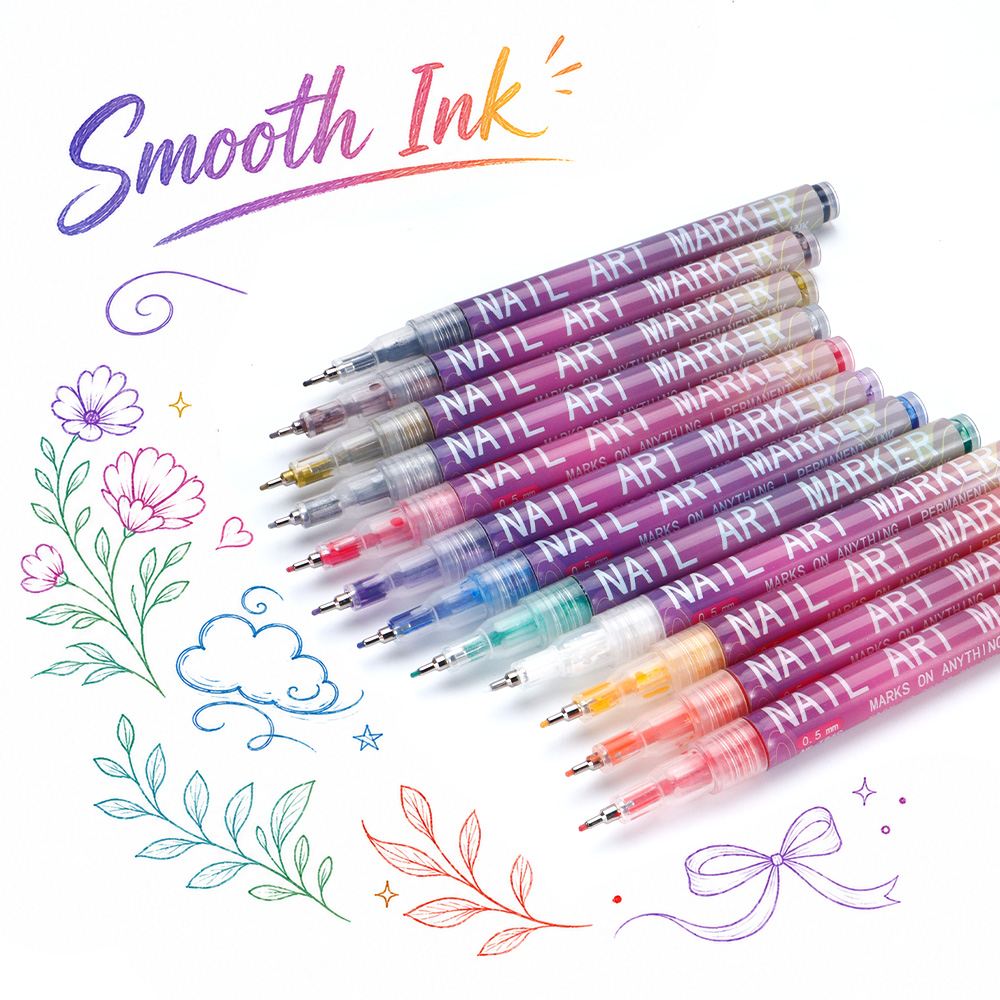 12 Pcs 0.5mm Fine Line Marker  - огляд і ціна Copic Marker Sketch