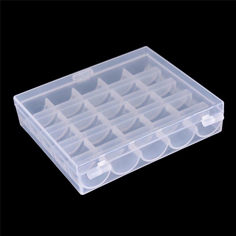 25 Spools Empty Bobbins Case O - огляд і ціна Bobbin Organizer Box
