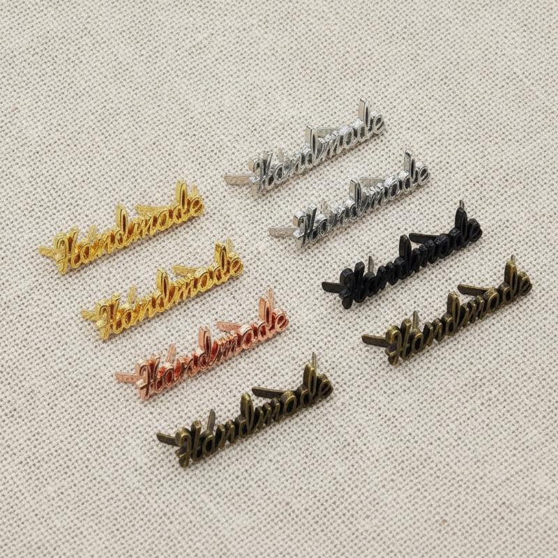 10Pcs Handmade Letter Metal La - огляд і ціна Sewing Labels
