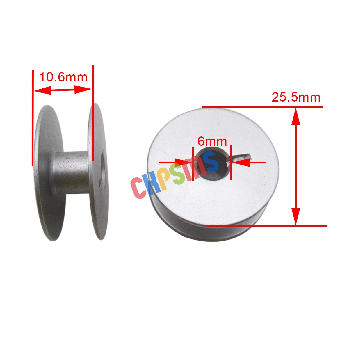 #18034AS Aluminum Large Bobbin - огляд і ціна Sewing Machine Yarn