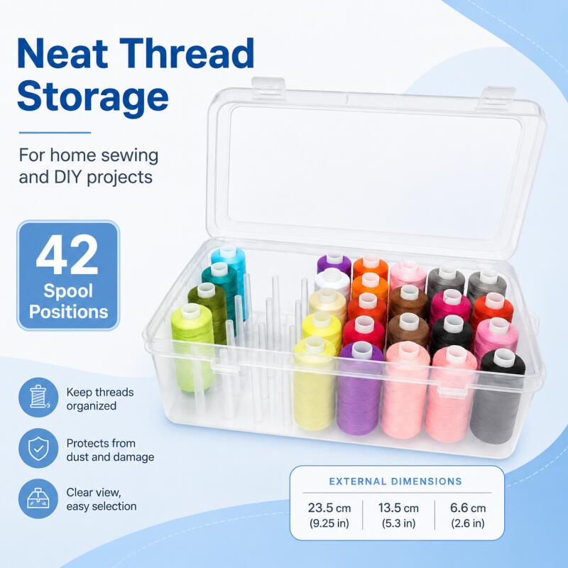Sewing Thread Storage Box 42 S - огляд і ціна Bobbin Organizer Box