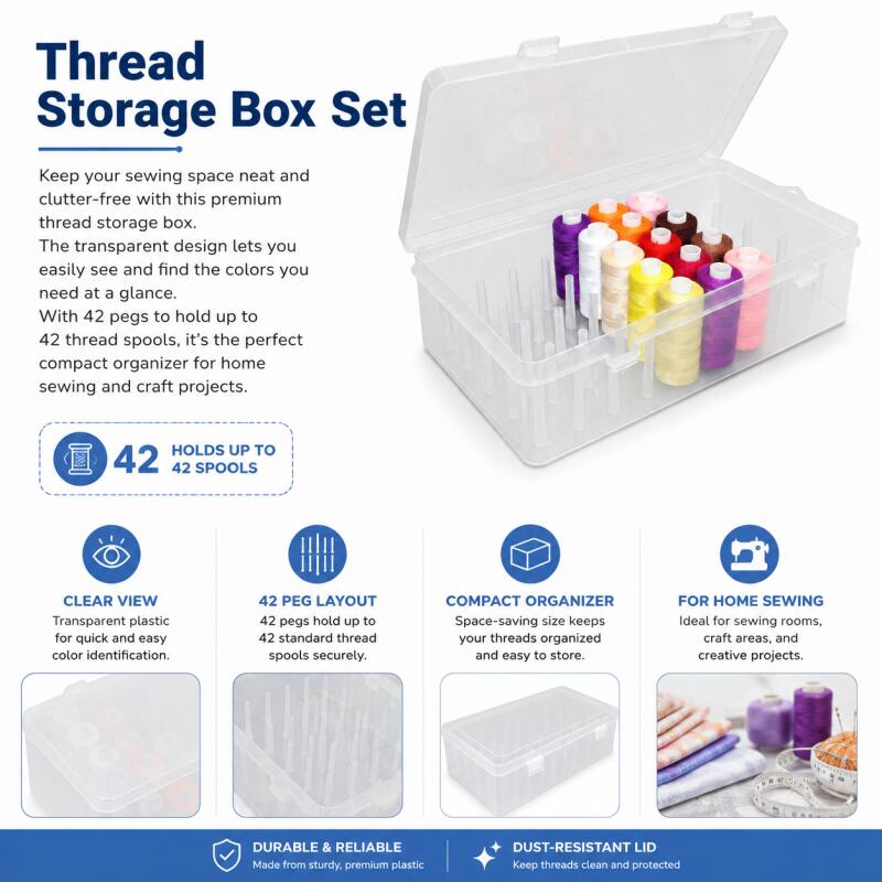 Sewing Thread Storage Box 42 S - огляд і ціна Bobbin Organizer Box