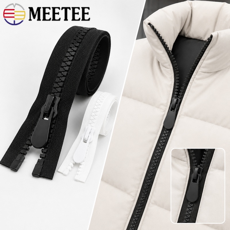 2Pcs 8#/15# 70-120cm Resin Zip - огляд і ціна Sewing Front Zipper