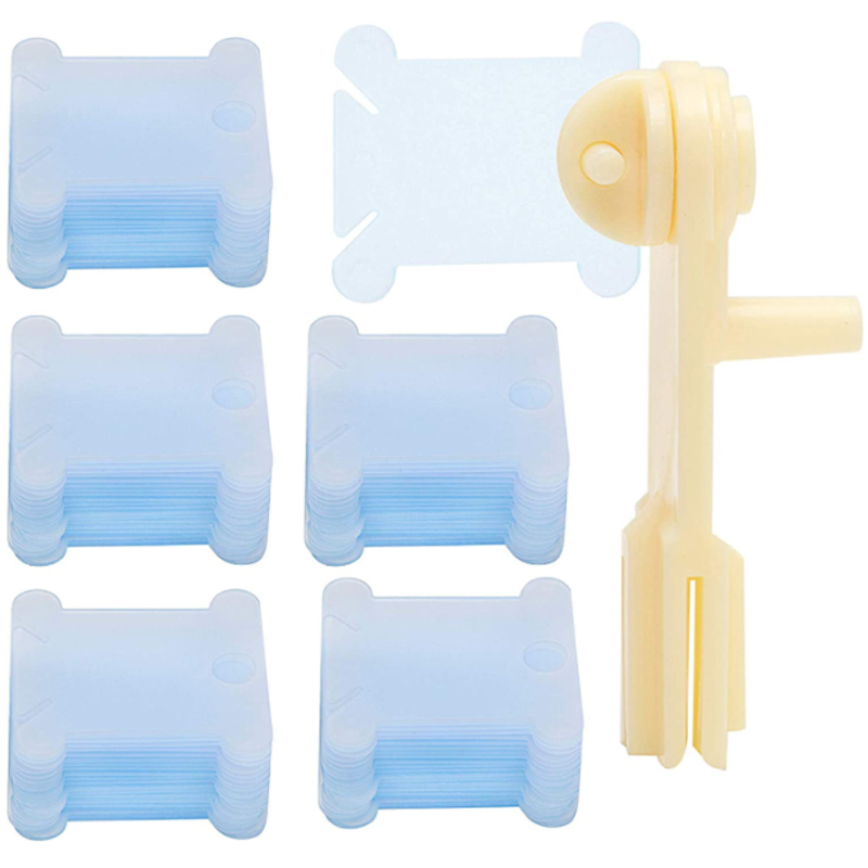 1/50/100/500pc Plastic Cross S - огляд і ціна Bobbin Organizer Box