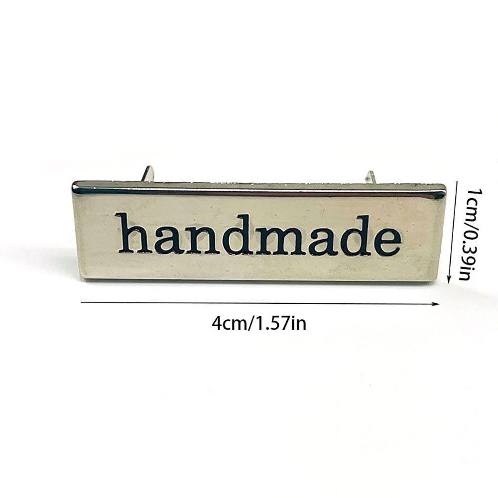 5Pcs Metal Handmade Tag Labels - огляд і ціна Sewing Labels