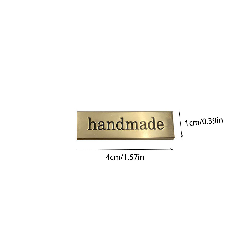 5Pcs Metal Handmade Tag Labels - огляд і ціна Sewing Labels